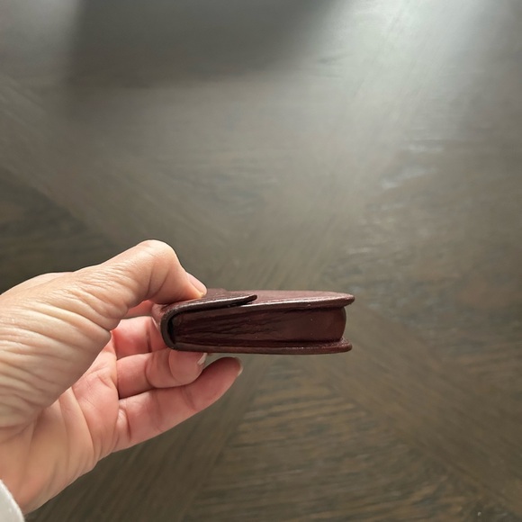 Cartier Vintage Burgundy Leather Coin Holder FULL INCLUSION - Picture 14 of 14